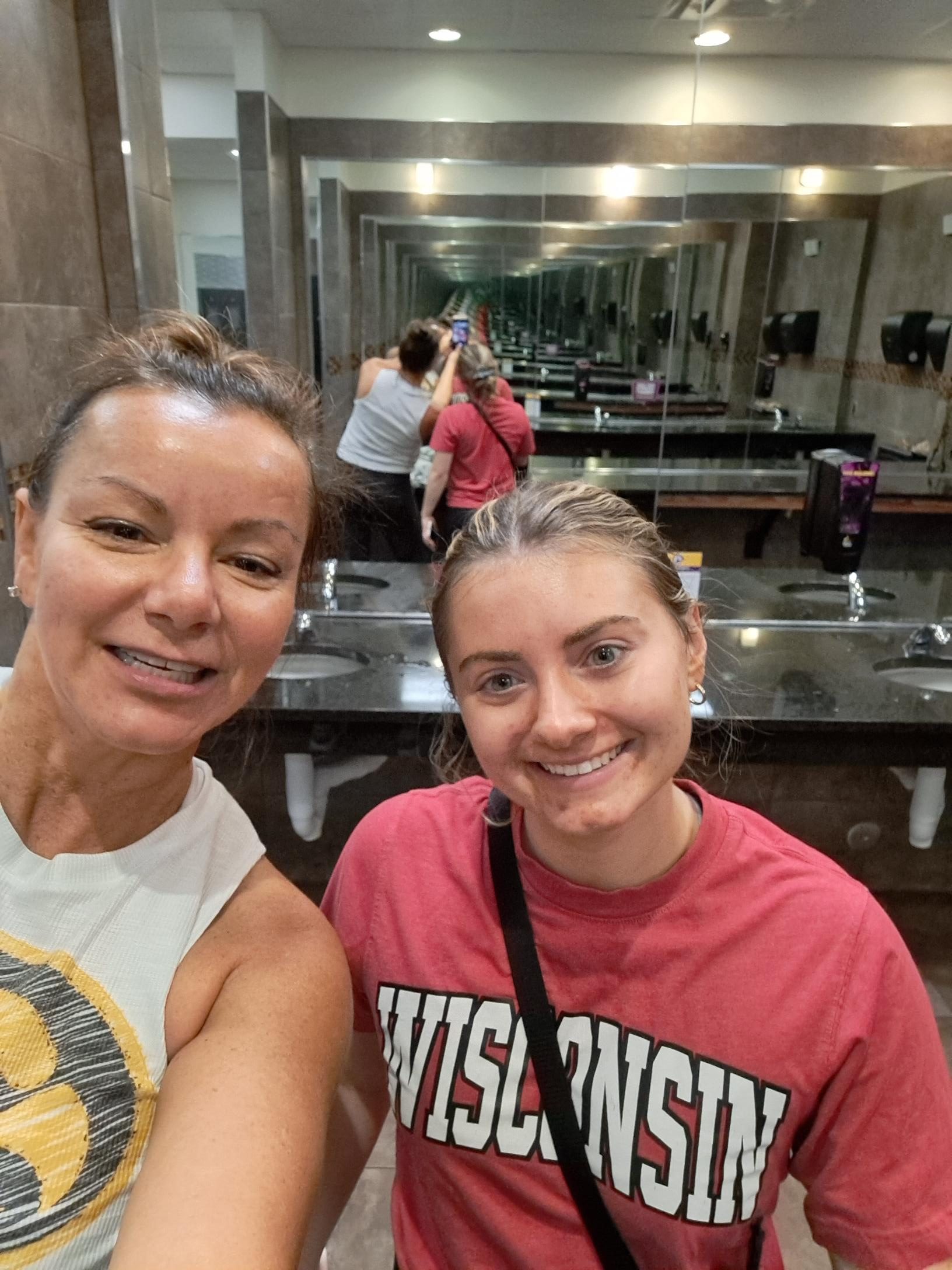 Two members taking a selfie